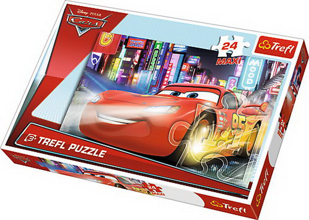 Puzzle trefl 24 maxi noapte in oras cars2