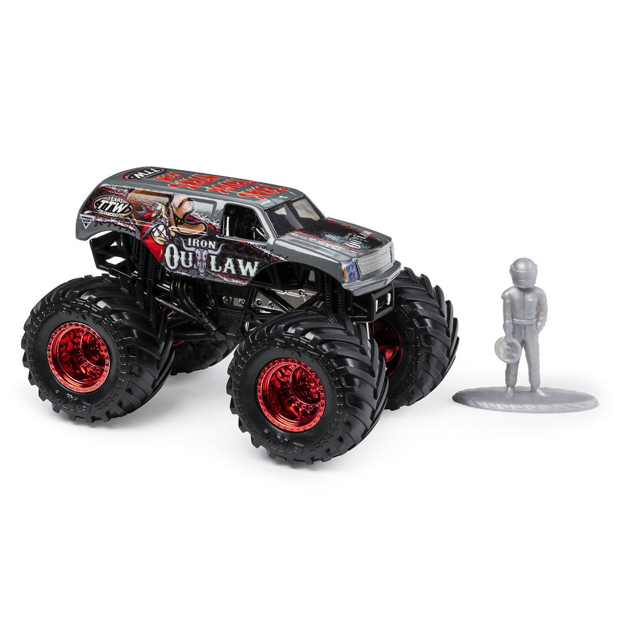 Monster jam metalice scara 1 la 64 iron outlaw