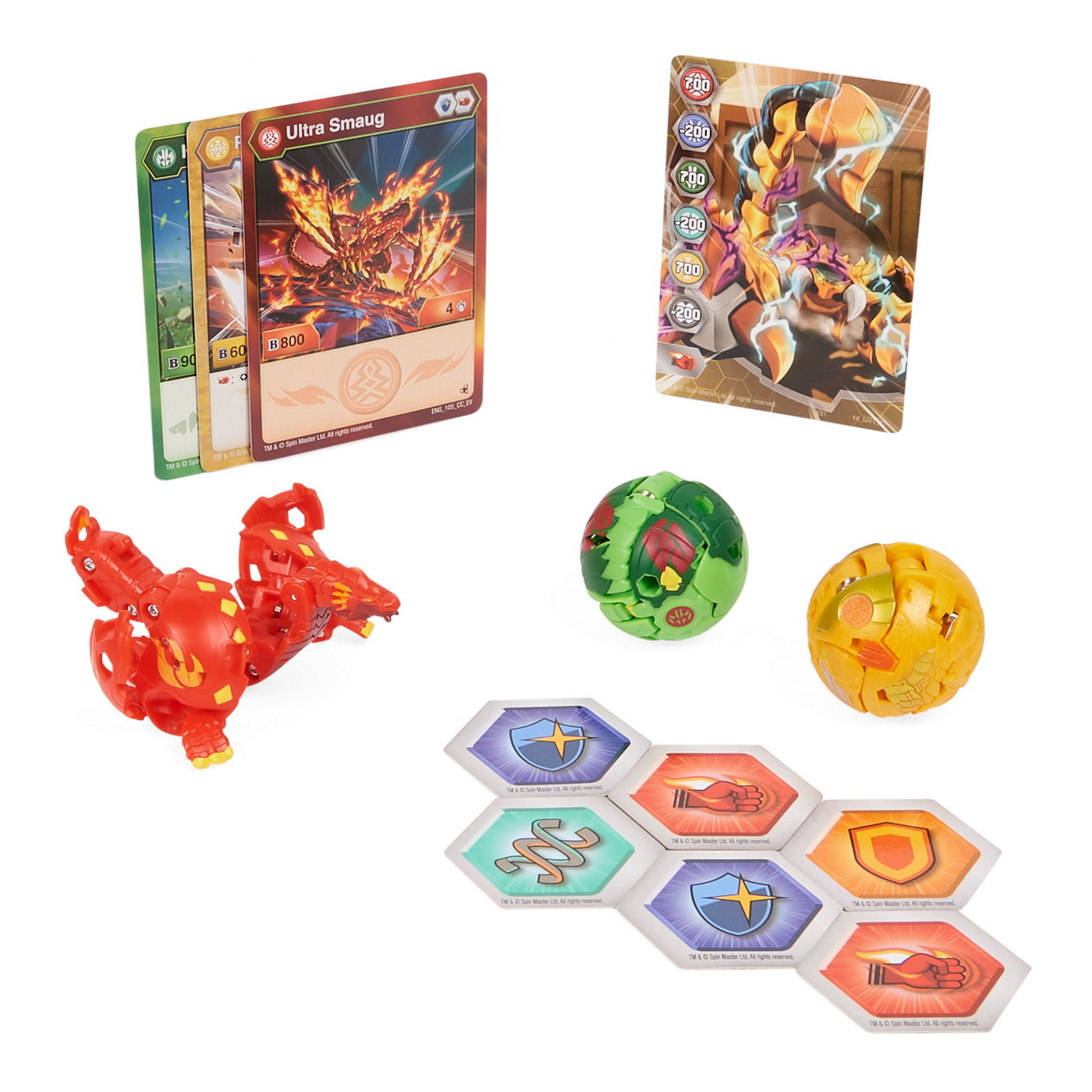 Bakugan pachet starter 3 bakugani s4 serpillious ultra, hydorous si pegatrix