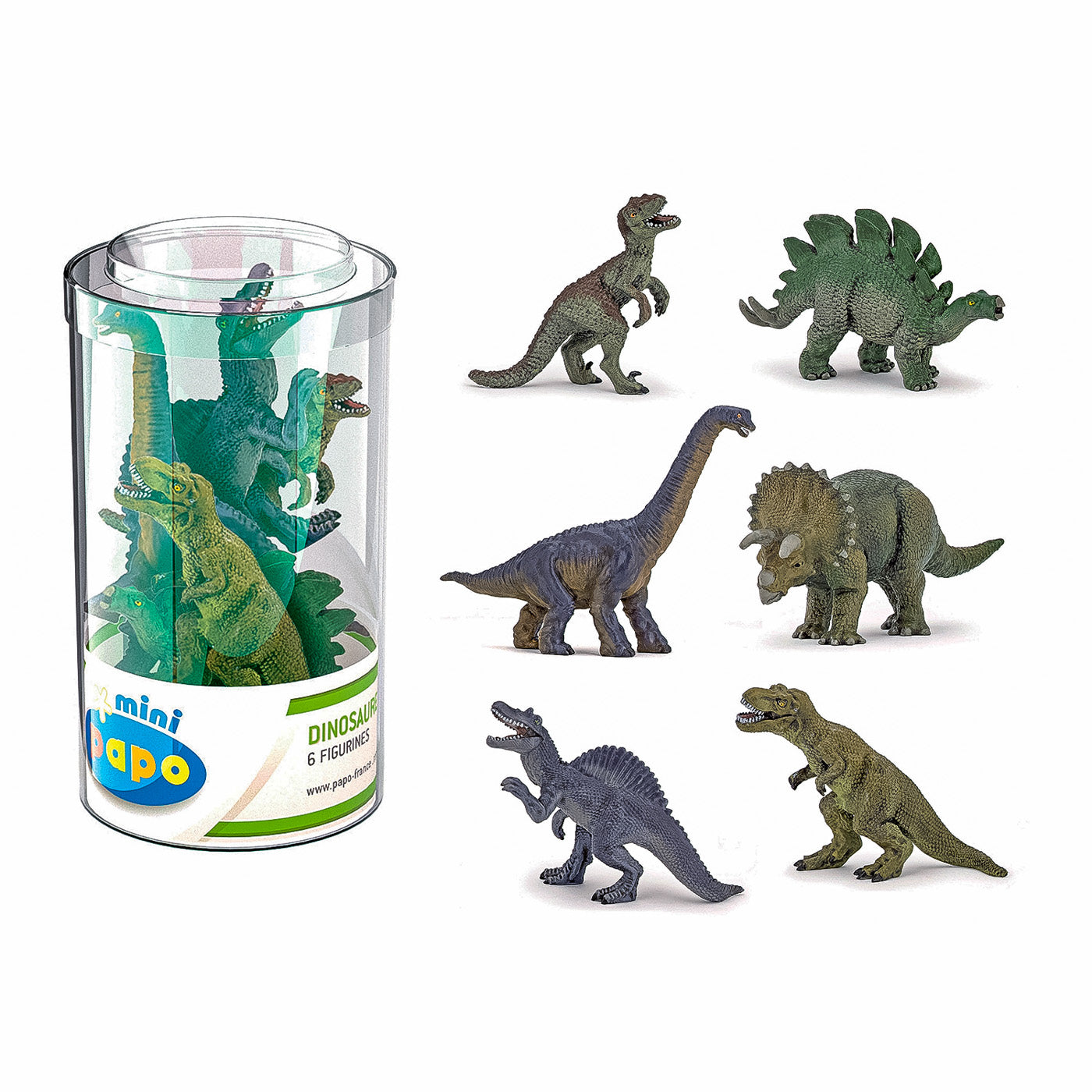 Papo figurina set 6 minifigurine dinozauri