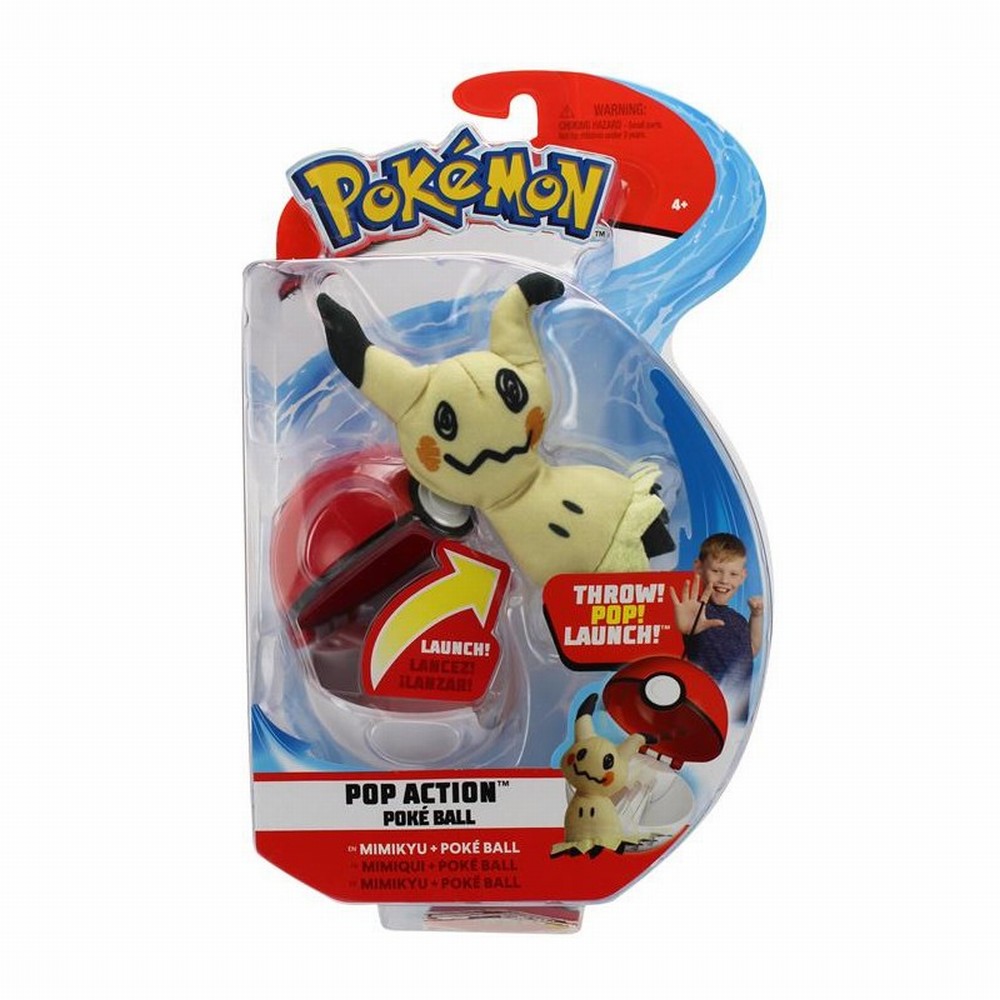 Pokemon figurina mimikyu in bila lansatoare