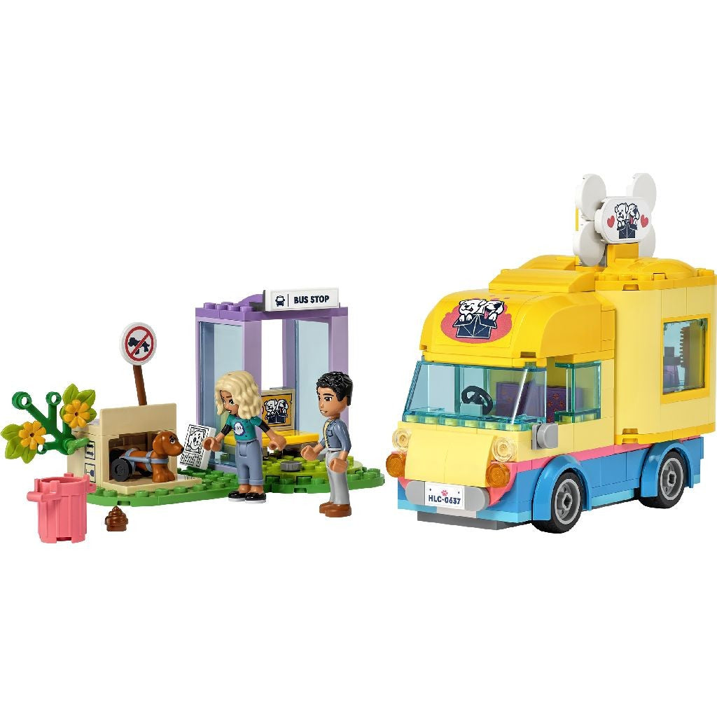 Lego friends furgoneta pentru salvarea cainilor 41741