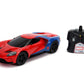 Masinuta radiocomandata spiderman 2017 ford gt scara 1 la 16