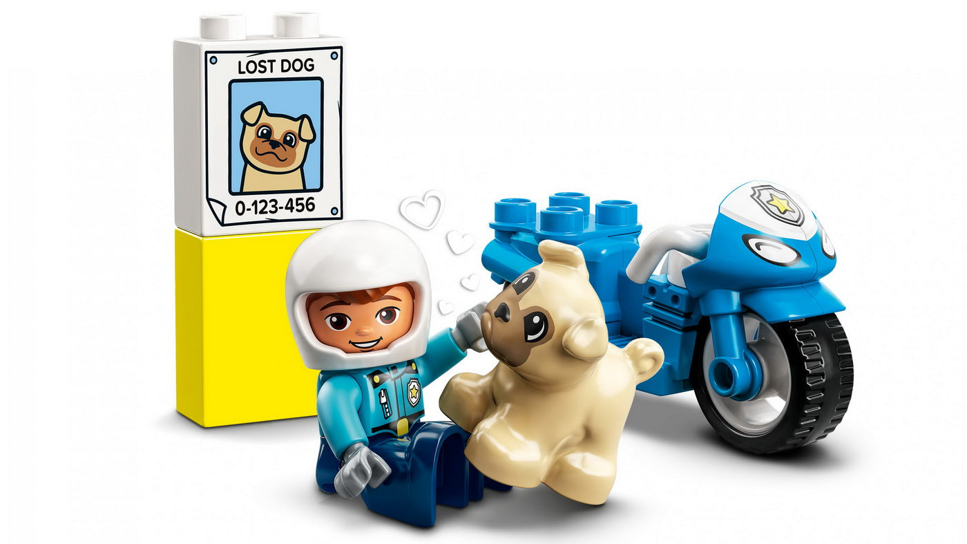 Lego duplo motocicleta de politie 10967