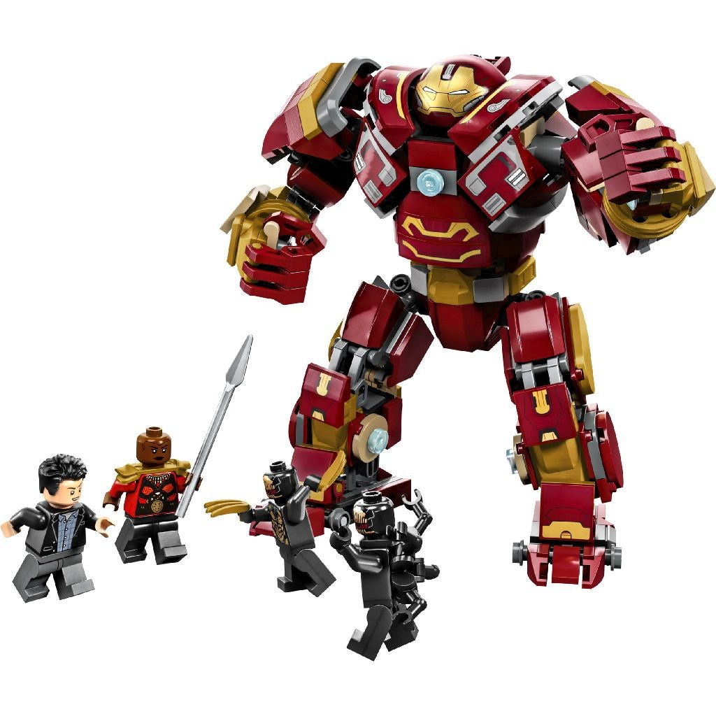 Lego super heroes hulkbuster batalia din wakanda 76247