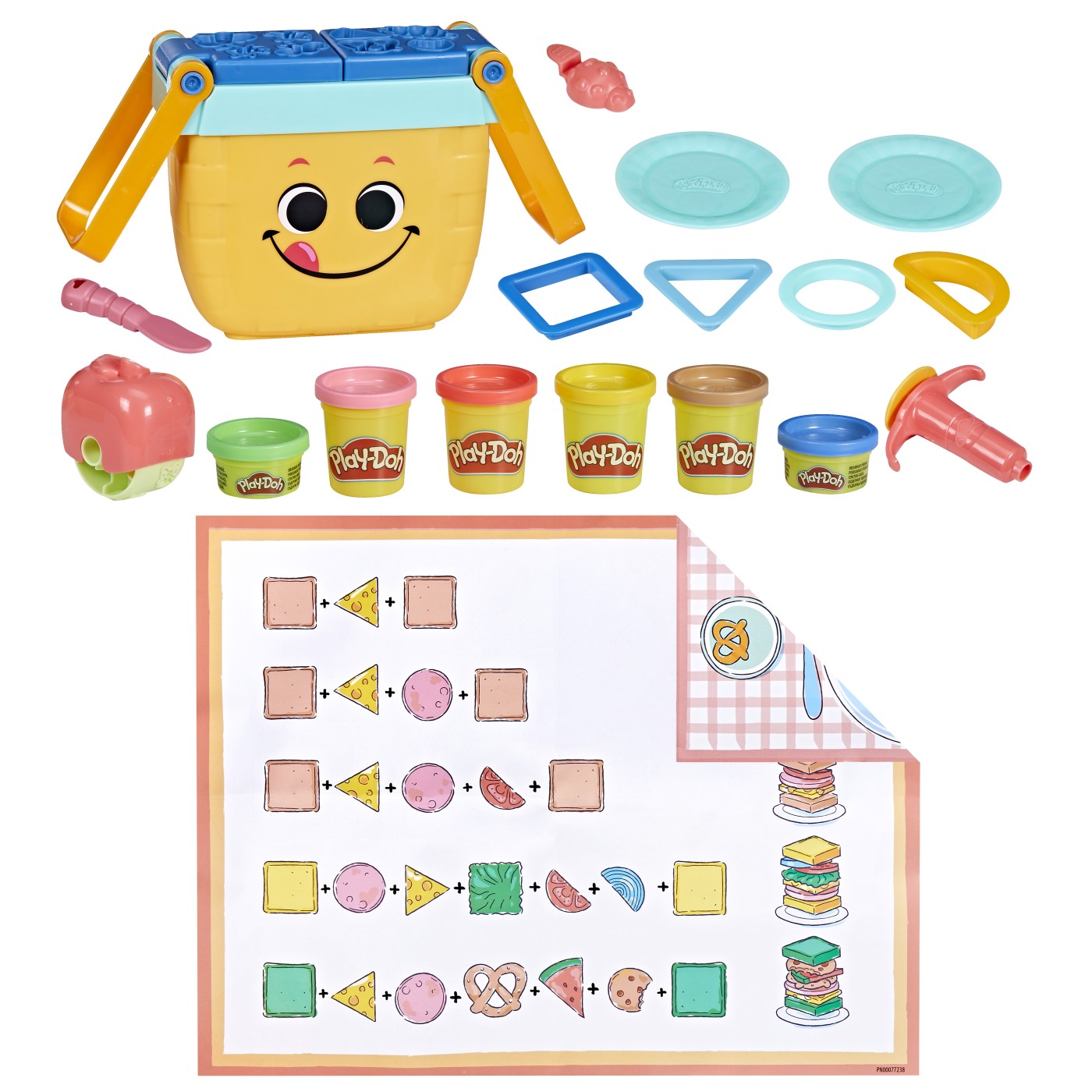 Play doh set picnic si forme