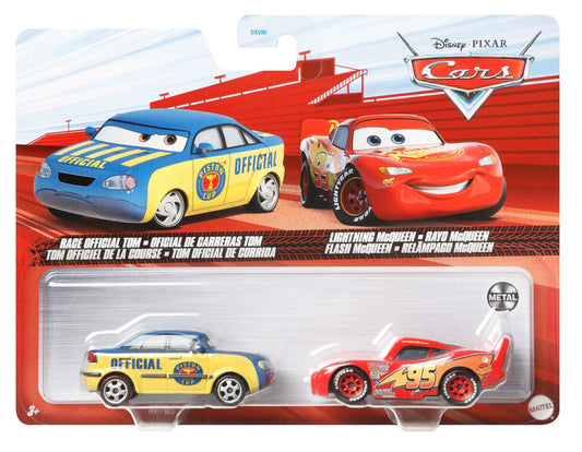 Cars3 set 2 masinute metalice fulger mcqueen si rayo mcqueen