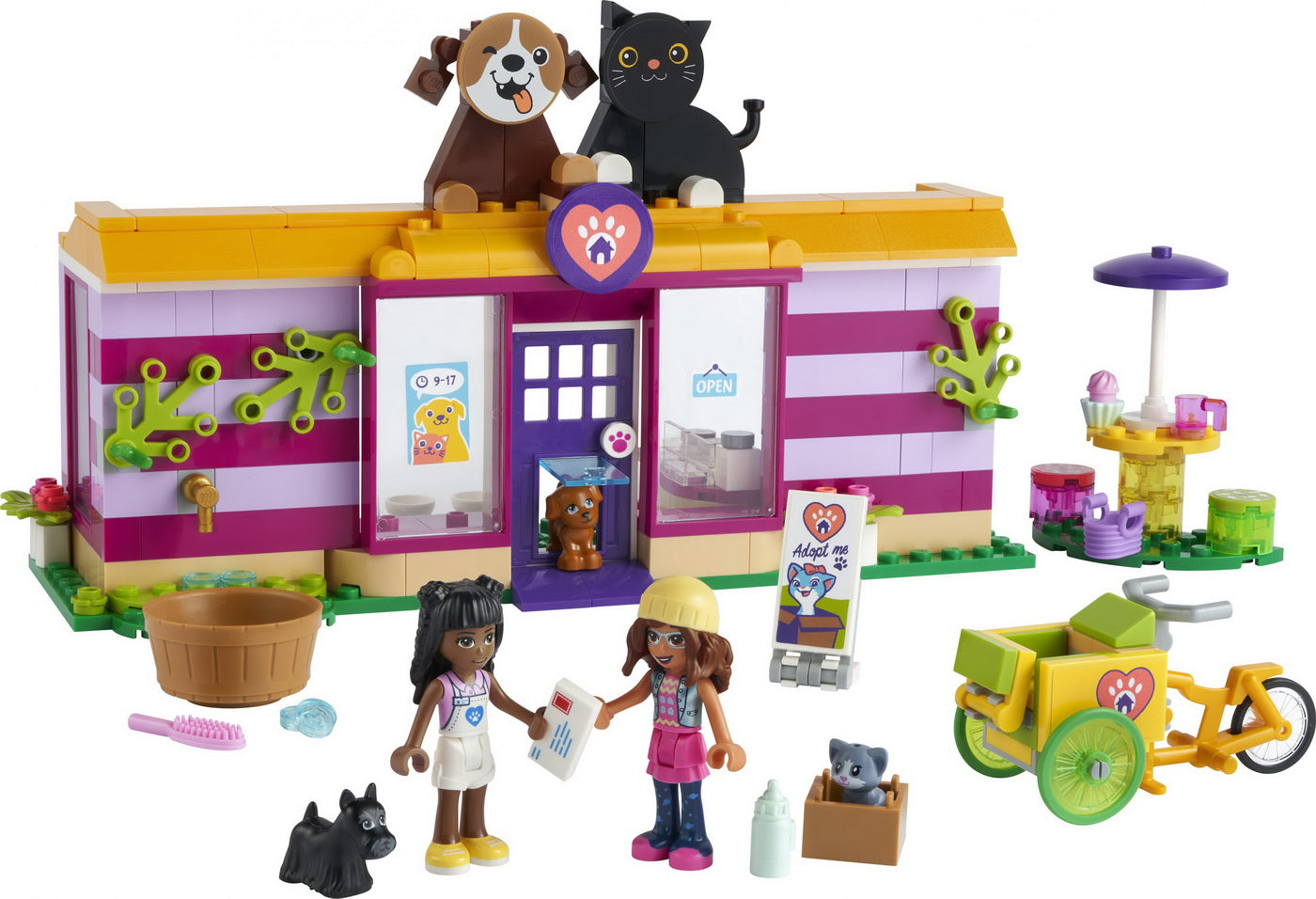 Lego friends cafeneaua de la adapostul pentru adoptia animalutelor 41699