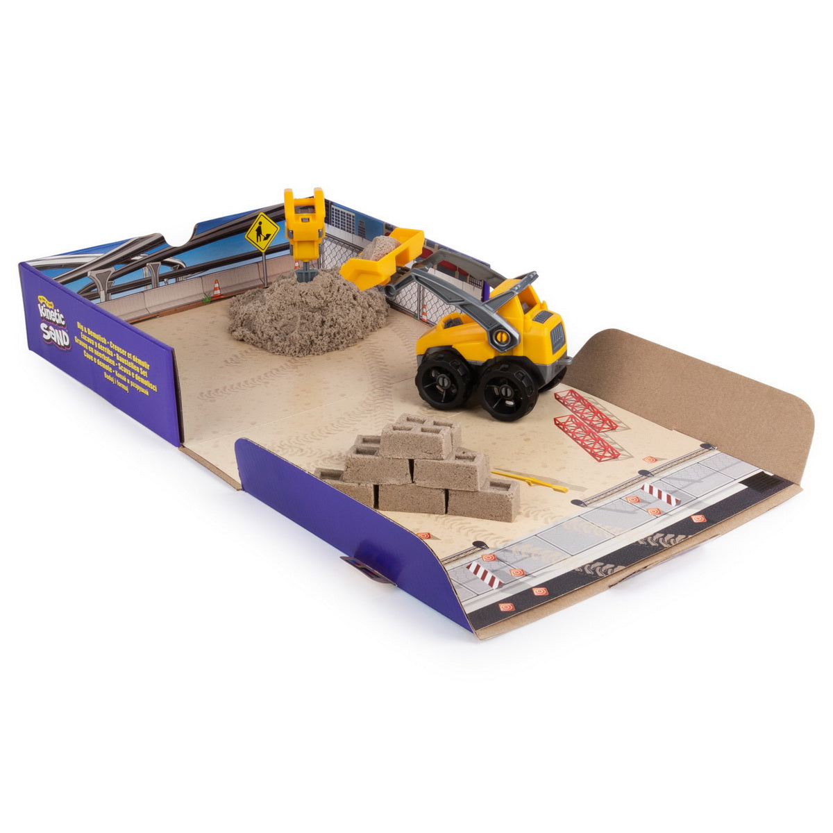 Kinetic sand set pentru constructii 2in1