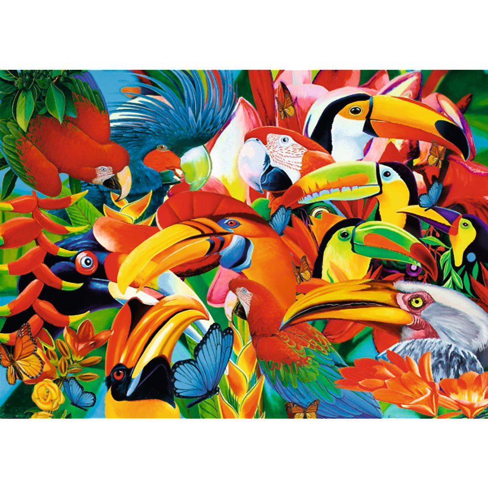 Puzzle trefl 500 pasari colorate