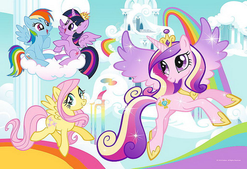 Puzzle trefl color 20 my little pony