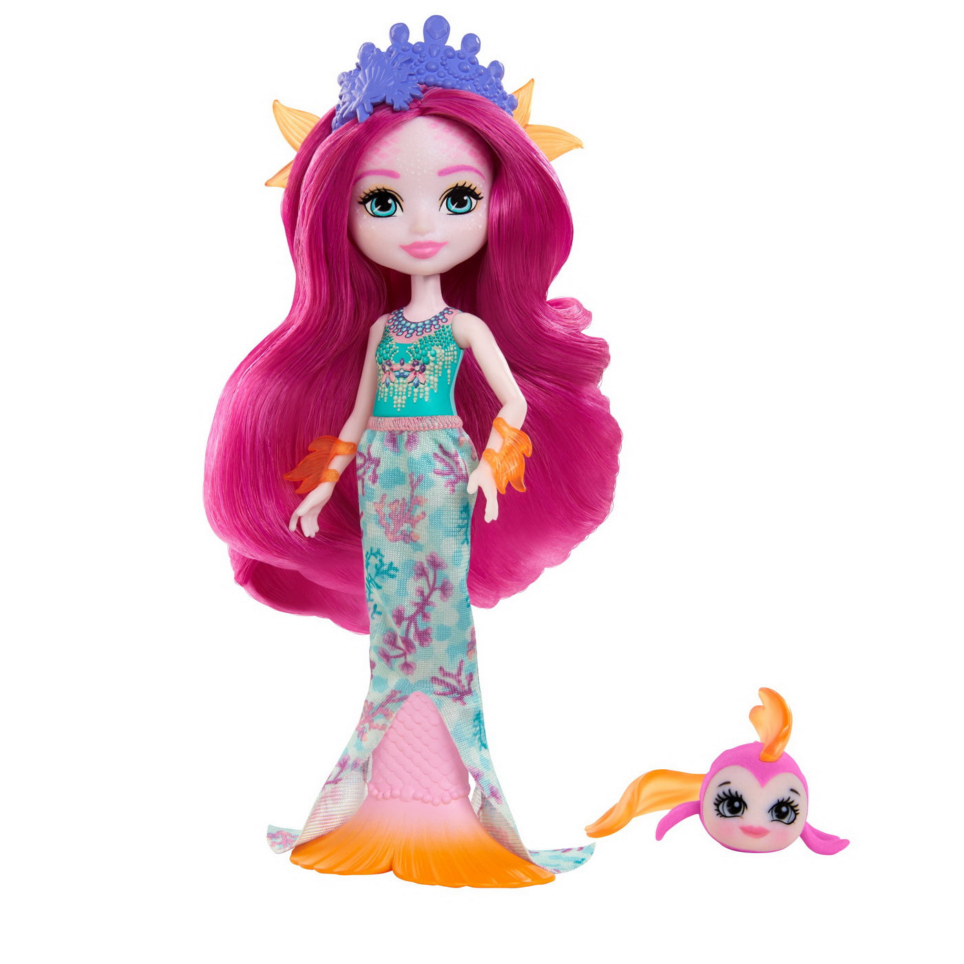 Enchantimals papusi si animalute maura mermaid & glide