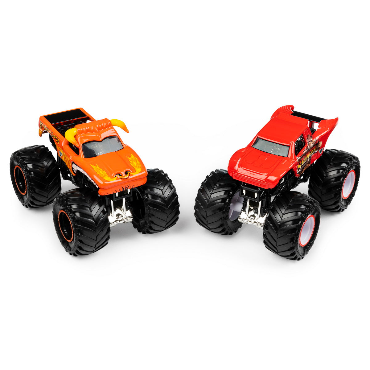 Monster jam set 2 machete metalice el toro loco si slinger