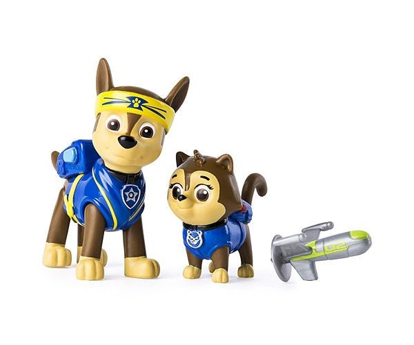 Set figurine spin master paw patrol pup fu chase si kitty