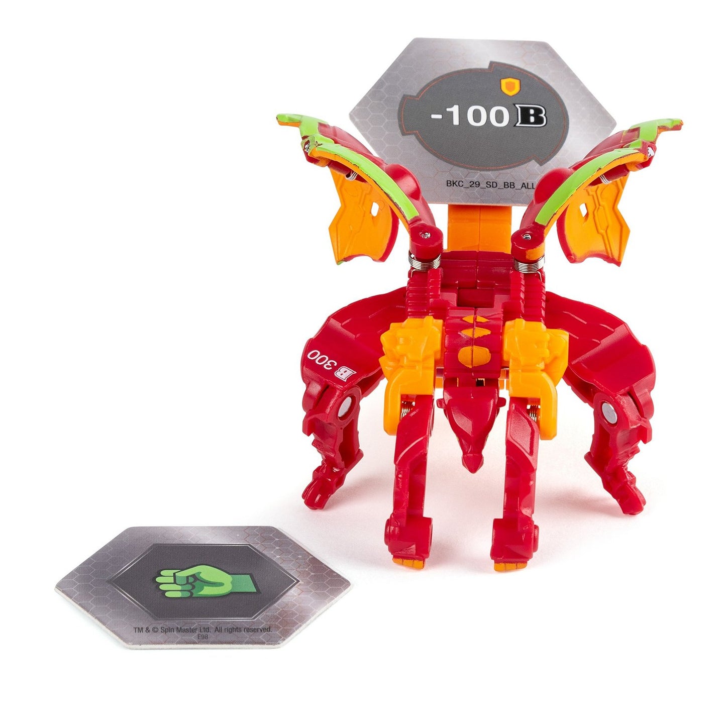 Bakugan bila ultra pyrus garganoid gargoyle red