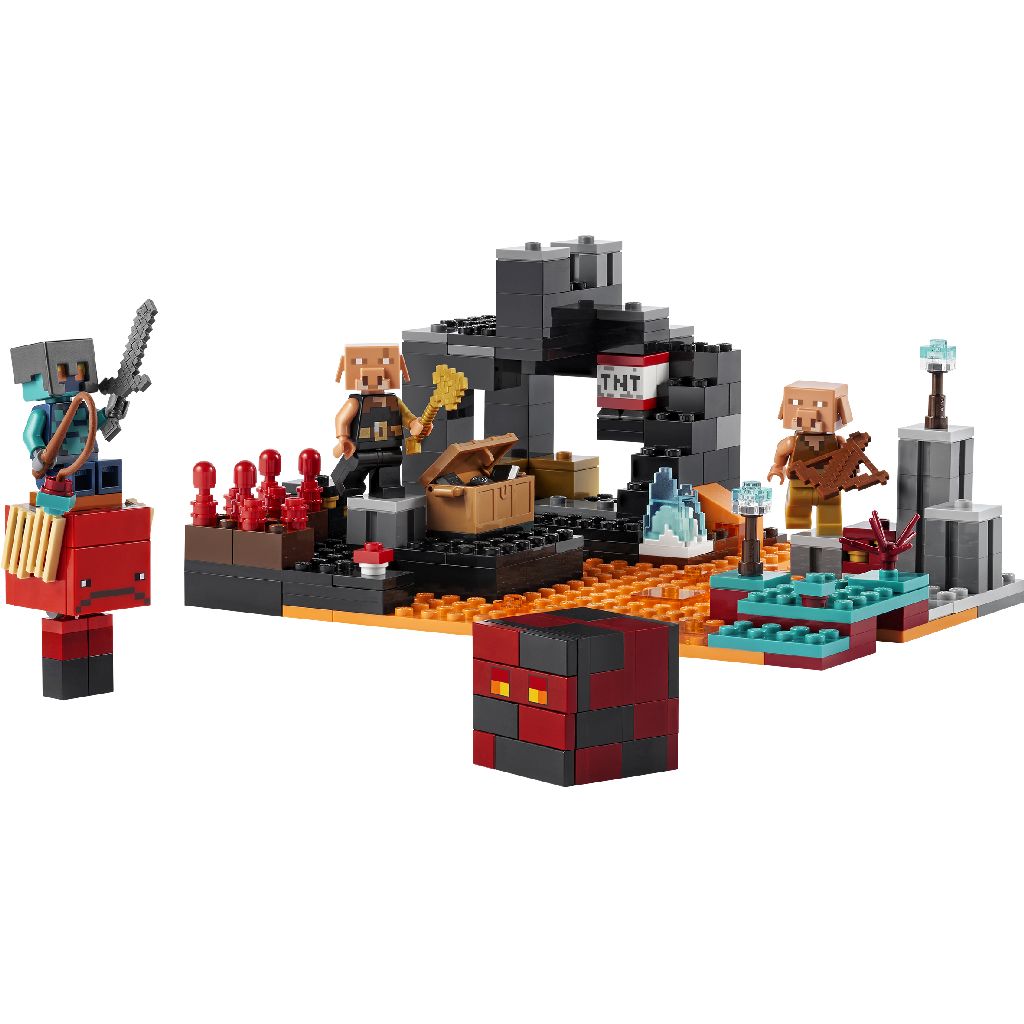 Lego minecraft bastionul din nether 21185