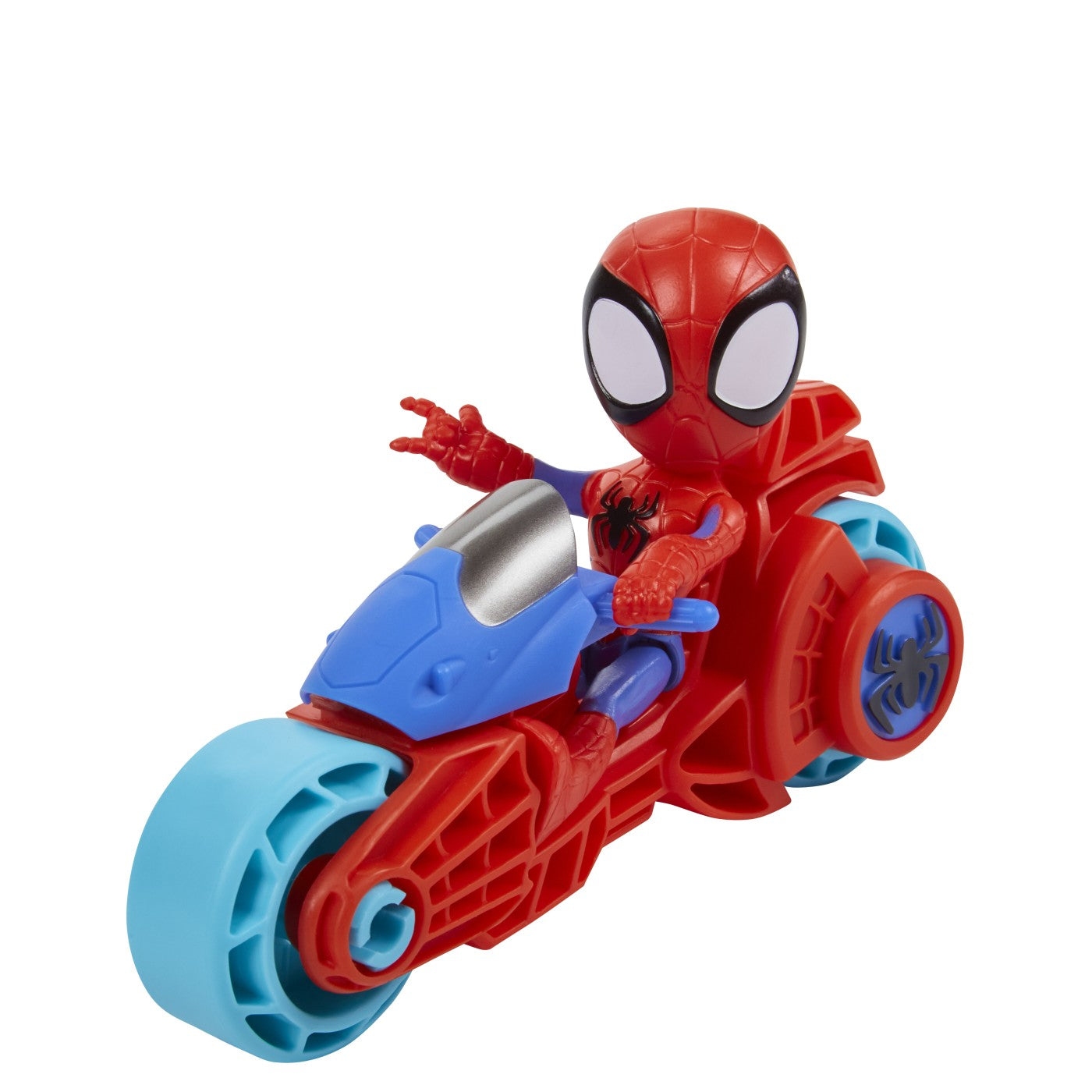 Spidey prietenii extraordinari set motocicleta si figurina spidey 10cm