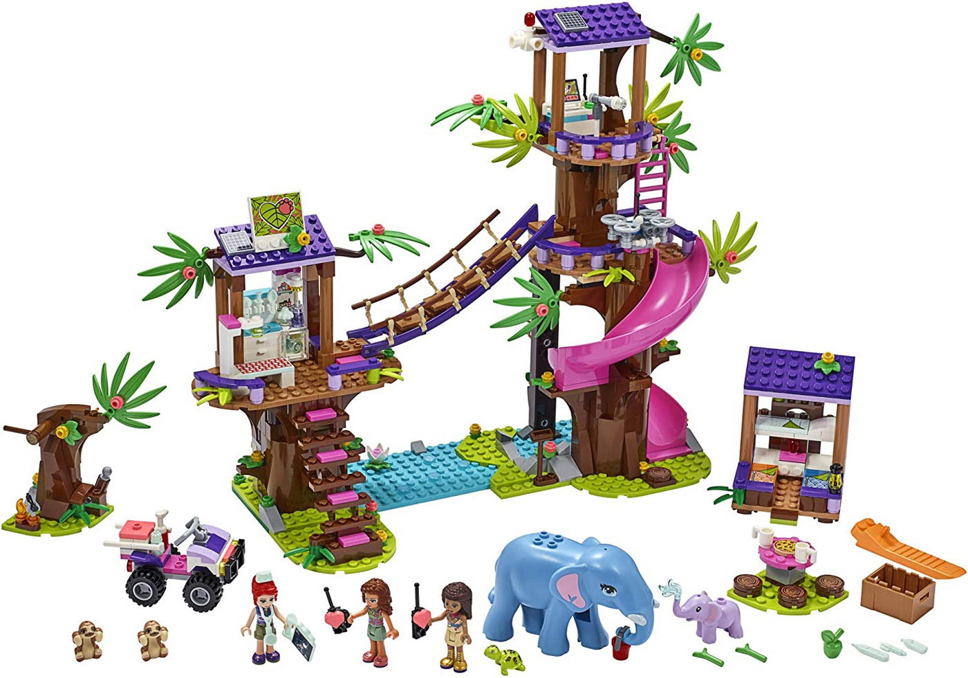 Lego friends  baza de salvare din jungla 41424