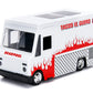 Masinuta metalica food truck a lui deadpool scara 1 la 32