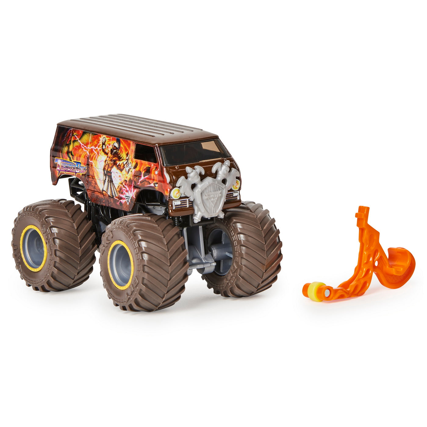 Monster jam masinuta metalica thunder bus scara 1 la 64