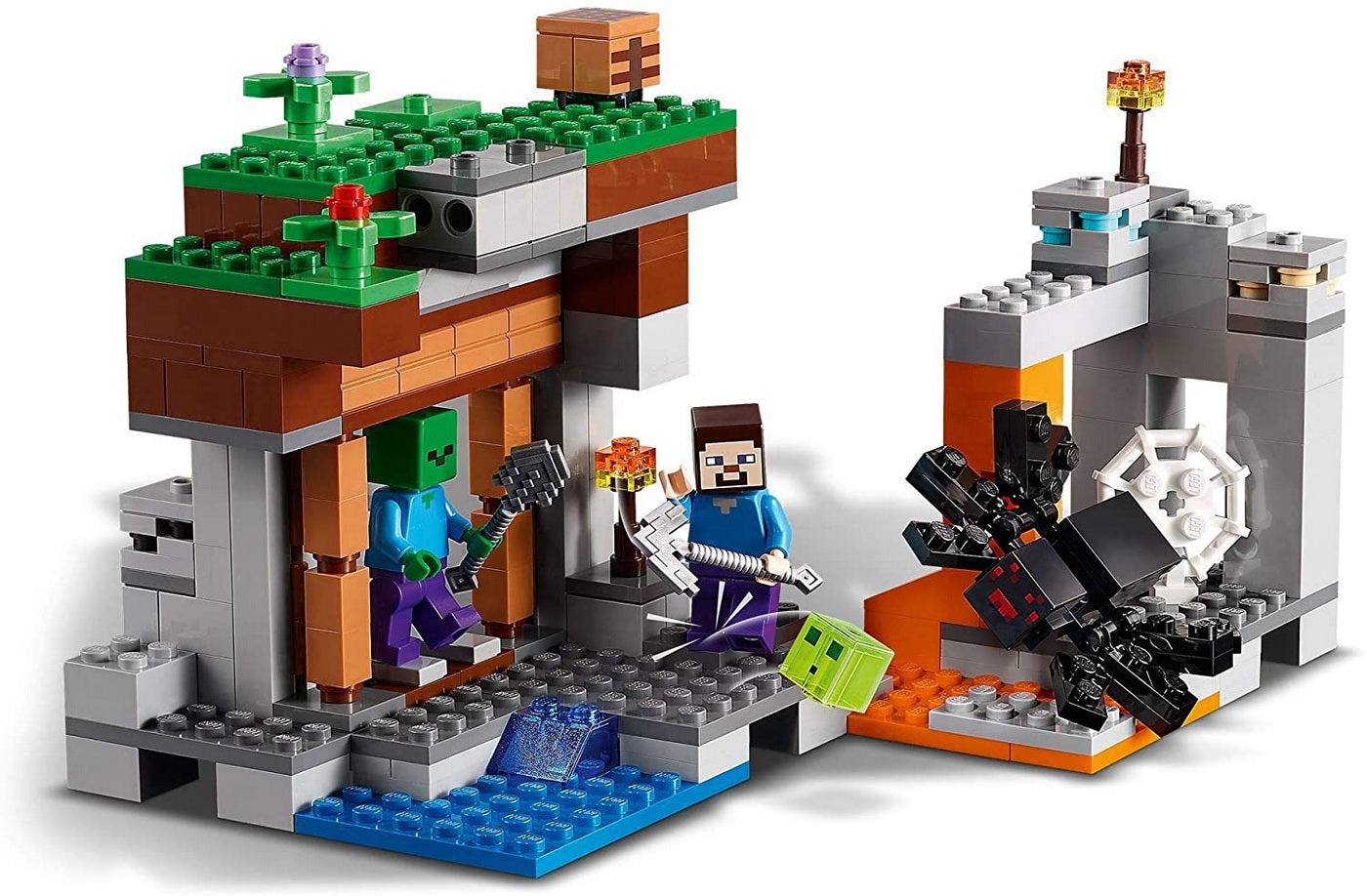 Lego minecraft mina abandonata 21166