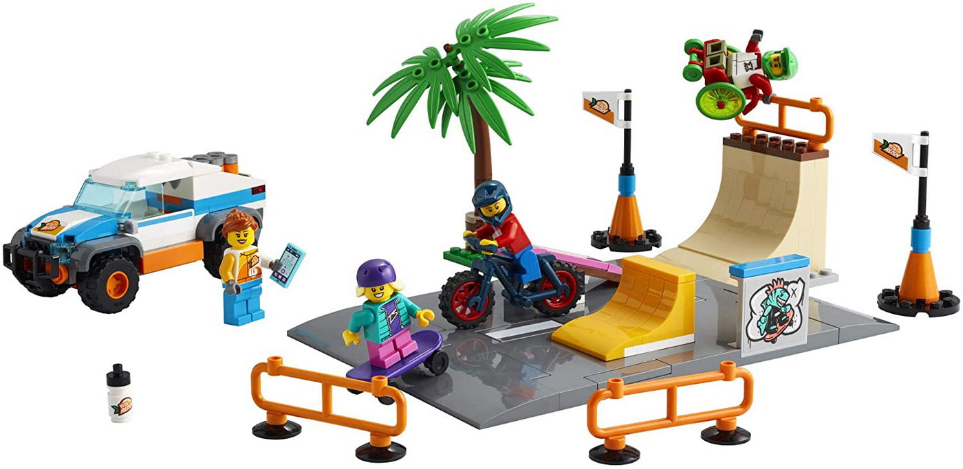 Lego city  parc de skateboarding 60290