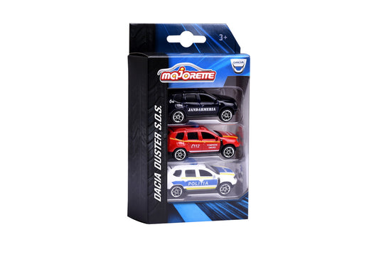 Majorette set 3 dacia duster metal 7.5cm