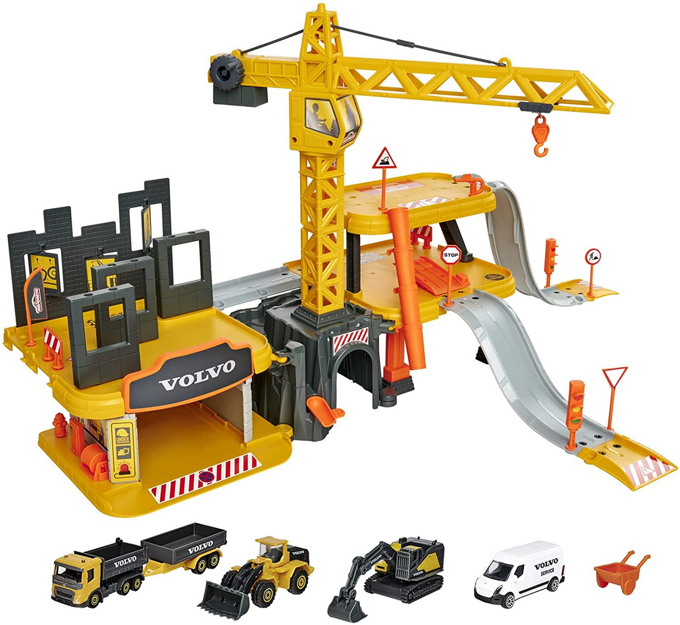 Majorette pista creatix construction 5 masinute volvo