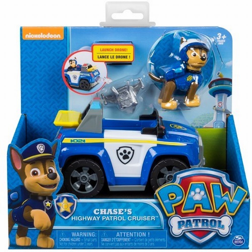 Figurina cu autovehicul paw patrol chase