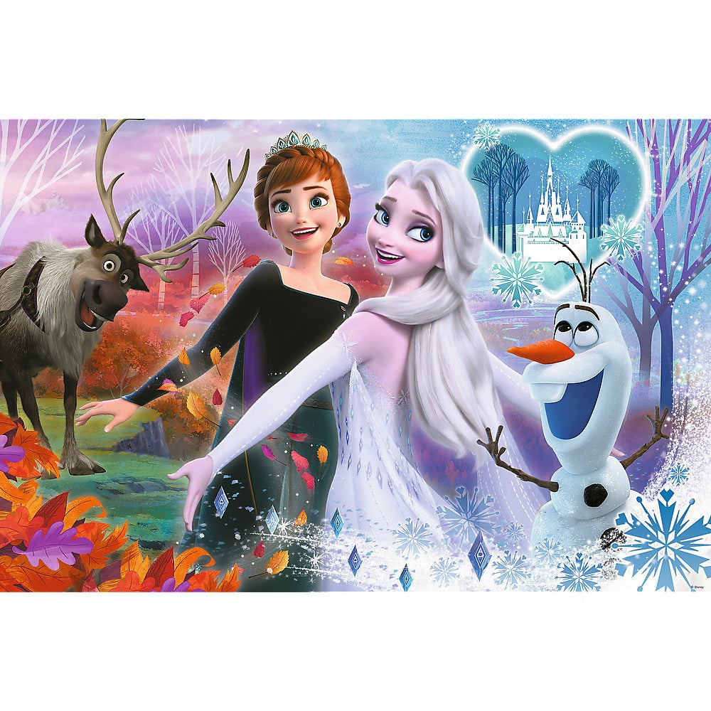 Puzzle trefl primo super shape xxl 60 disney frozen surorile dansatoare