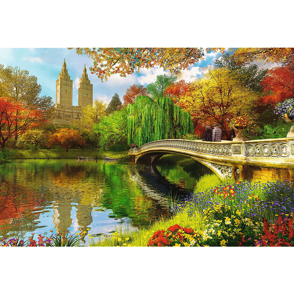 Puzzle trefl din lemn 500+1 piese central park new york