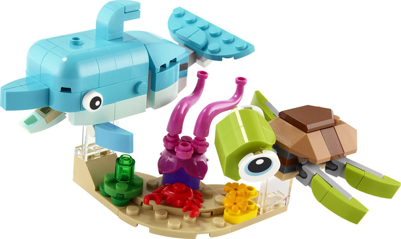 Lego creator delfin si broasca testoasa 31128