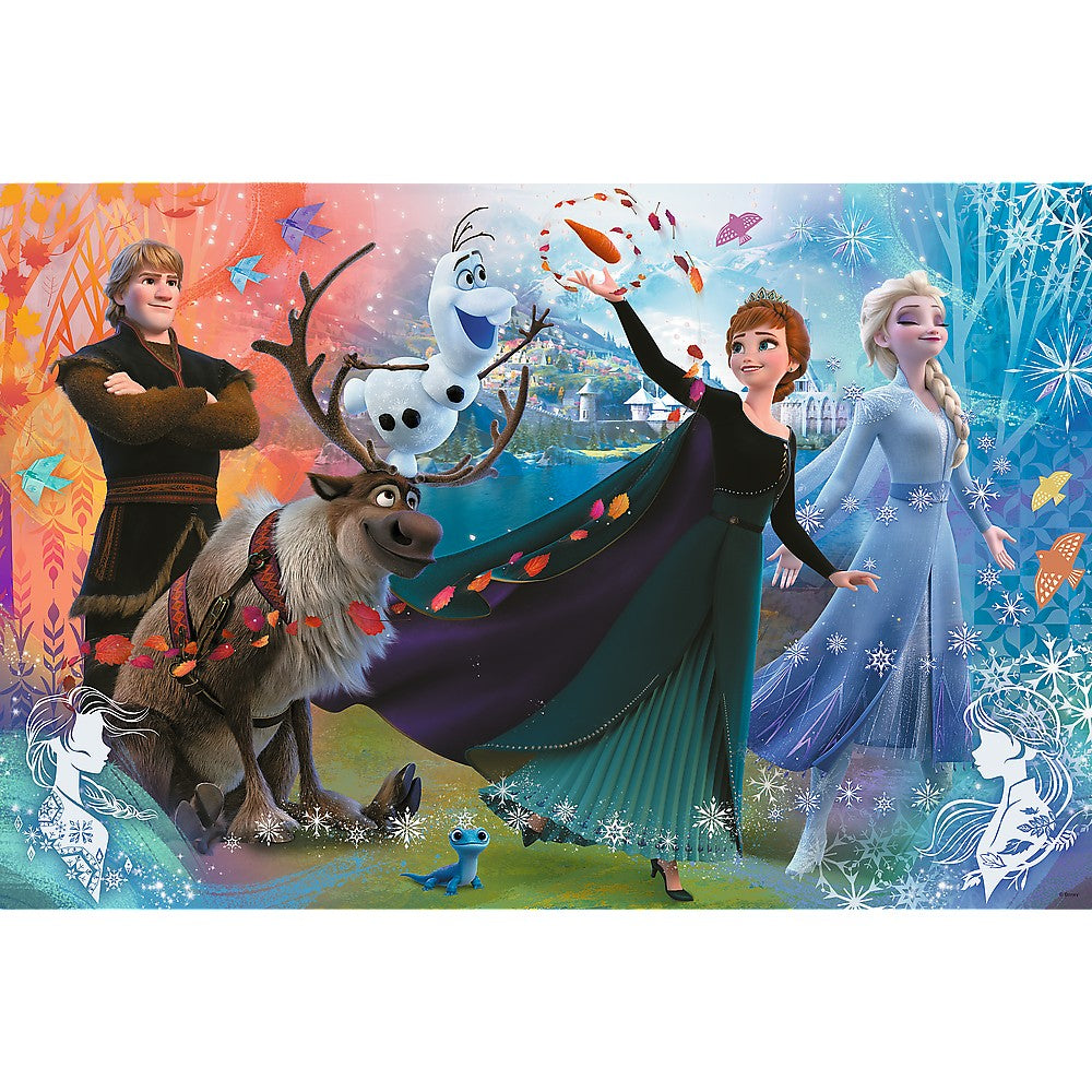 Puzzle trefl primo super shape xxl 160 disney frozen descopera lumea inghetata