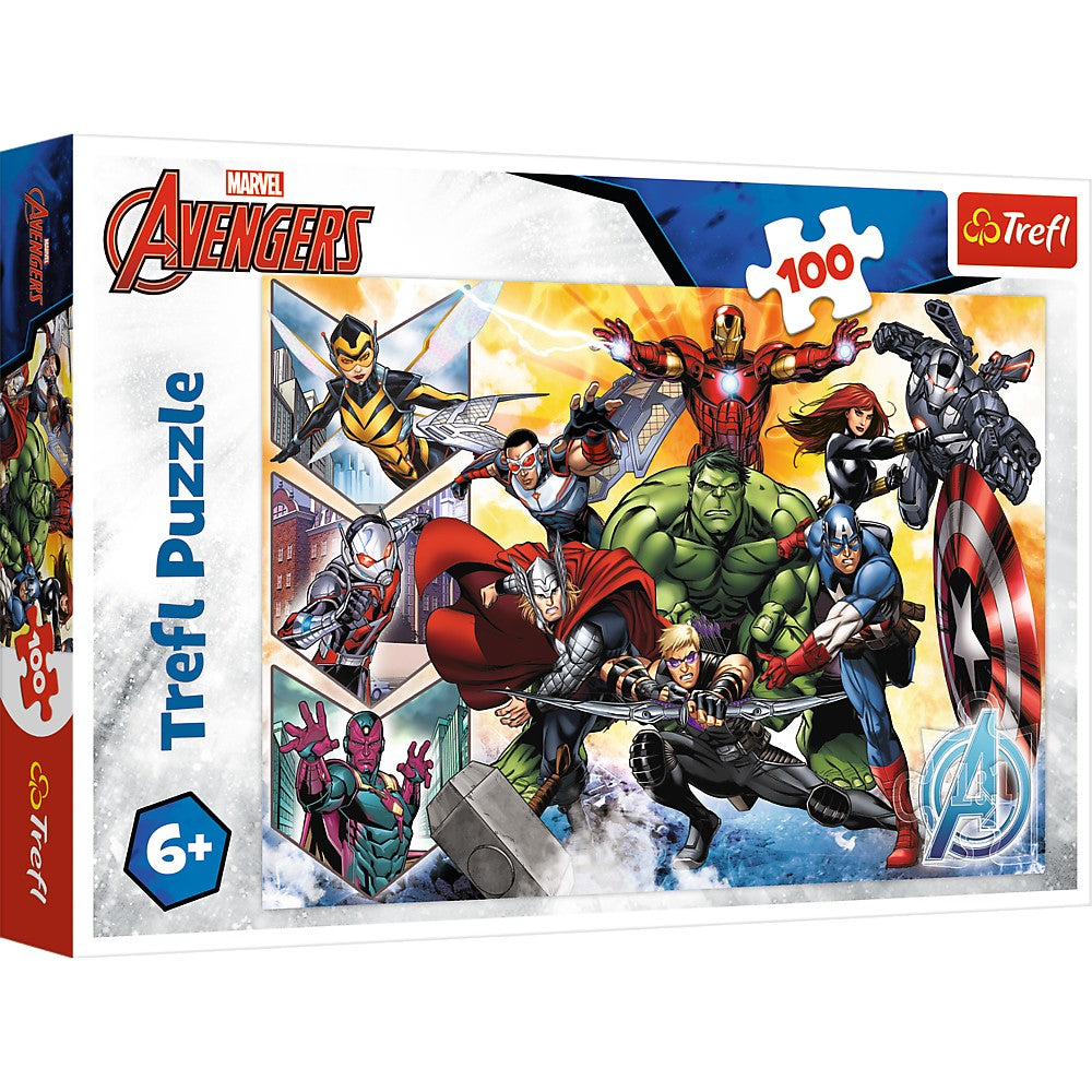 Puzzle trefl 100 marvel avengers puterea razbunatorilor