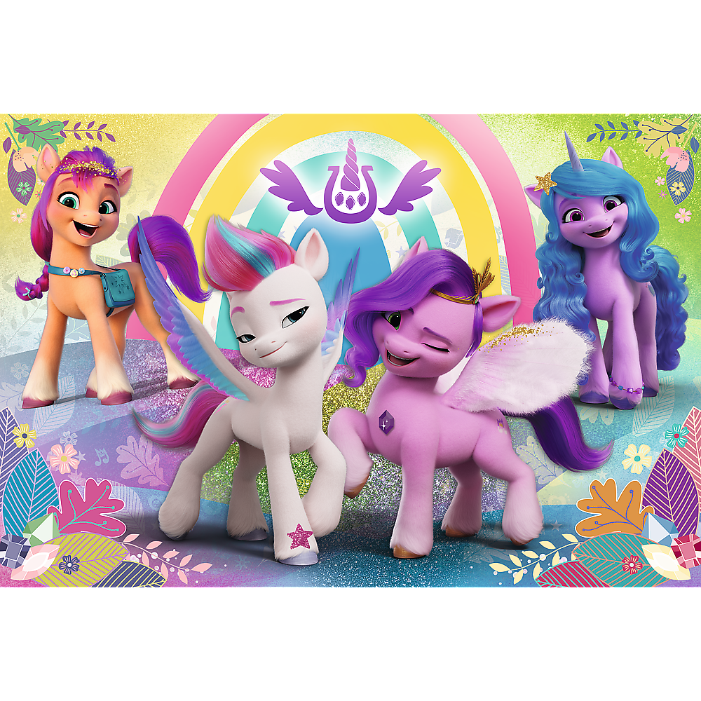 Puzzle trefl 60 piese my little pony poneii minunati