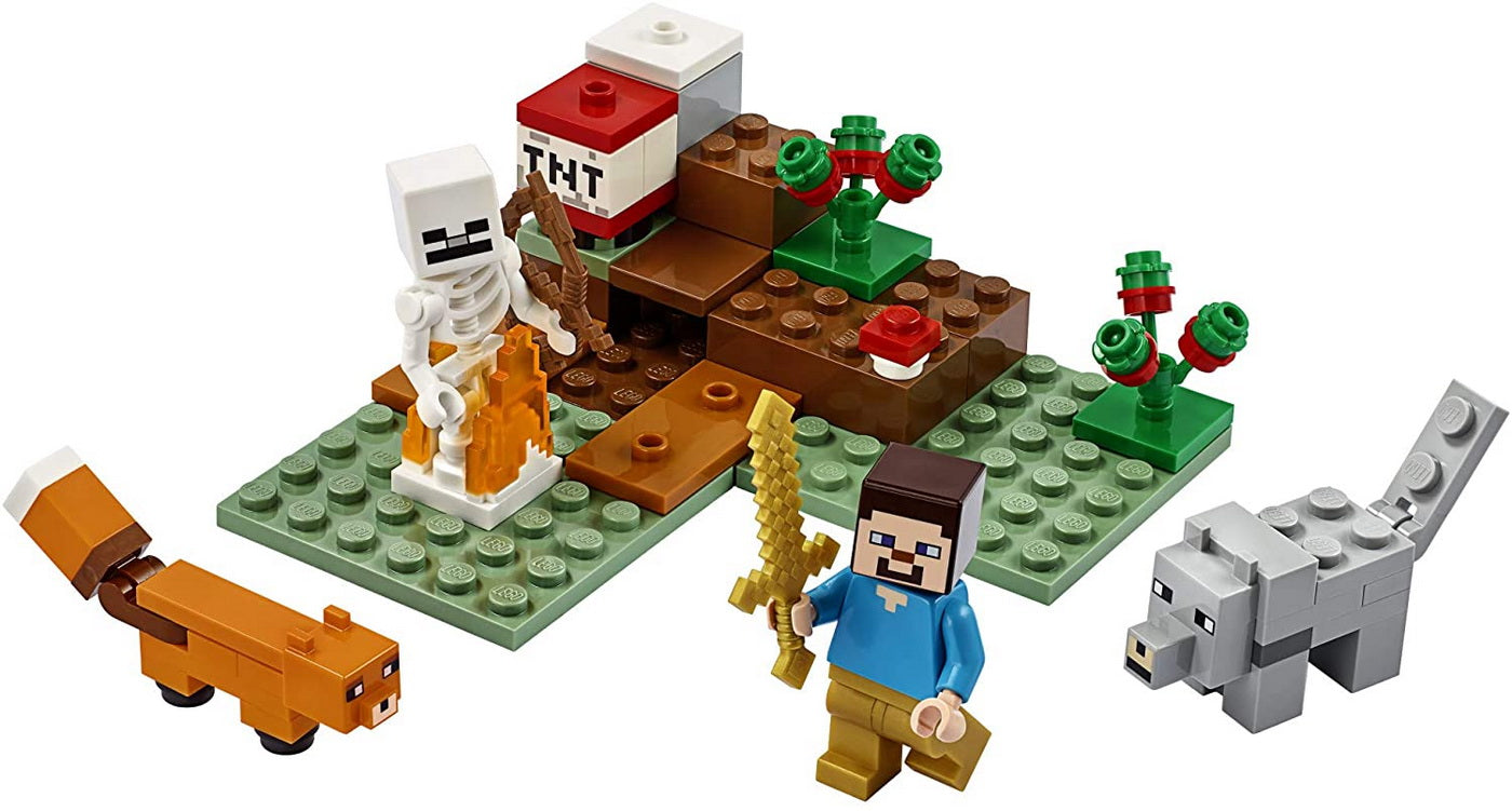 Lego minecraft aventura din taiga 21162