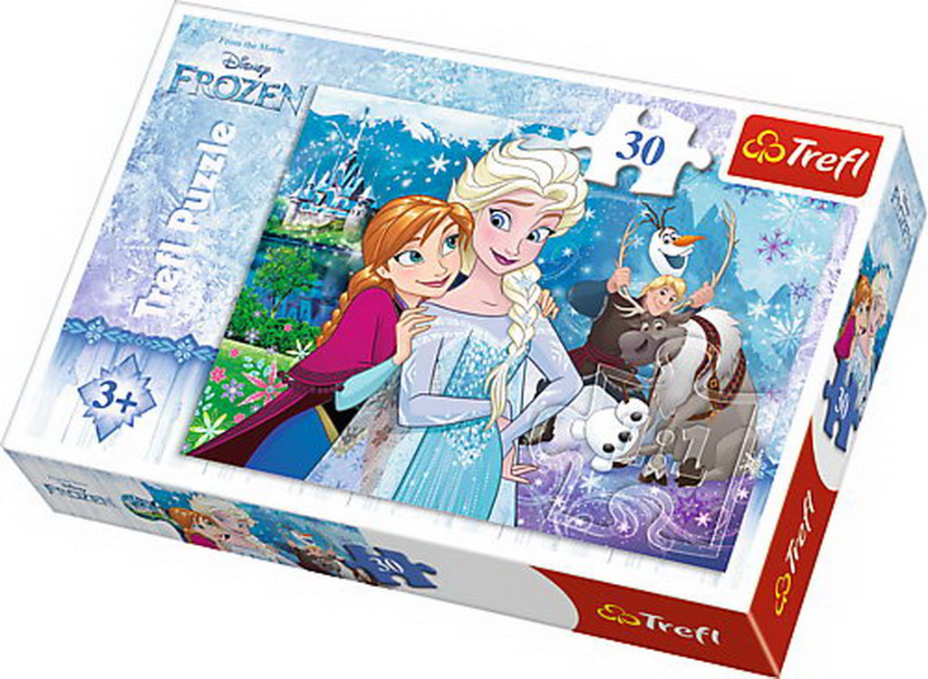 Puzzle trefl 30 magia frozen