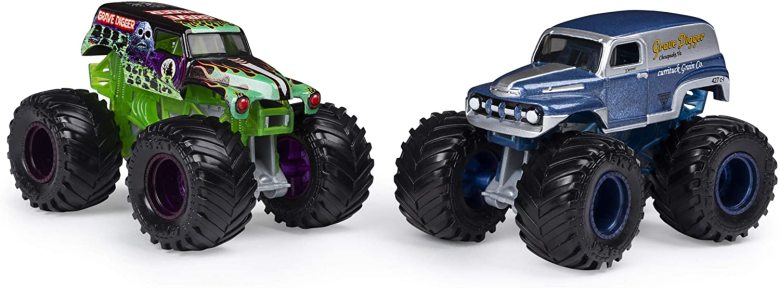 Monster jam set 2 masinute grave digger si grave digger chesapeake color change