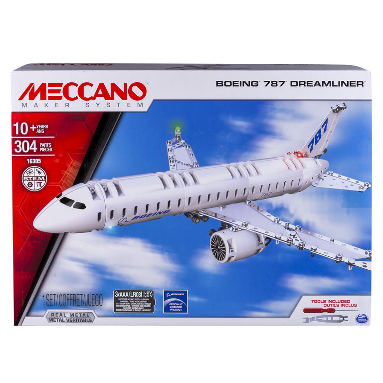 Meccano avion boeing 787