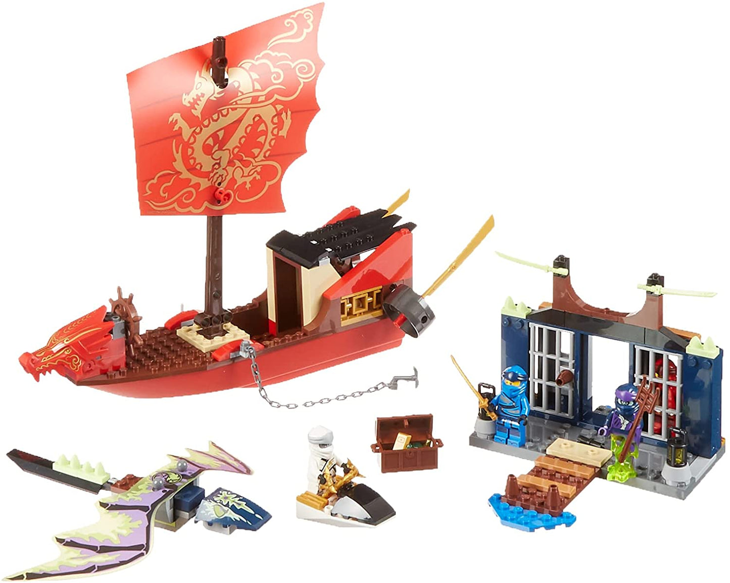 Lego ninjago ultimul zbor al navei destiny's bounty 71749