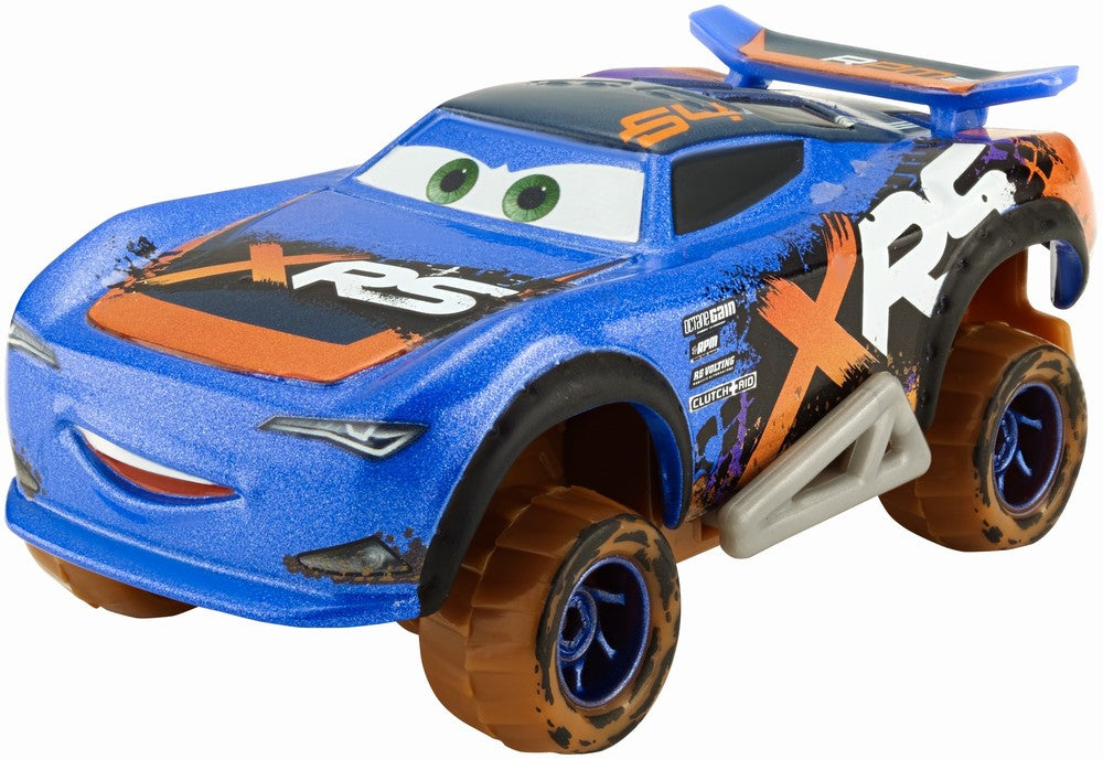 Cars xrs mud personaje principale barry depedal