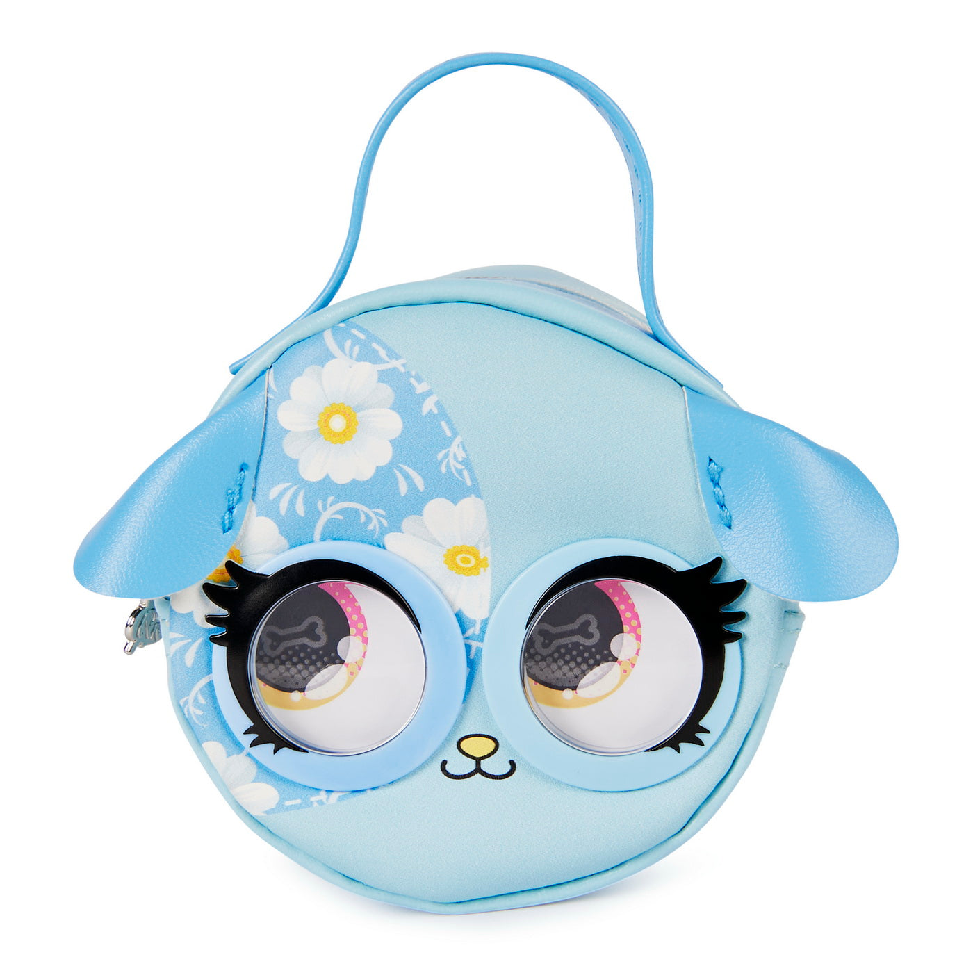 Purse pets gentuta micro catelus albastru