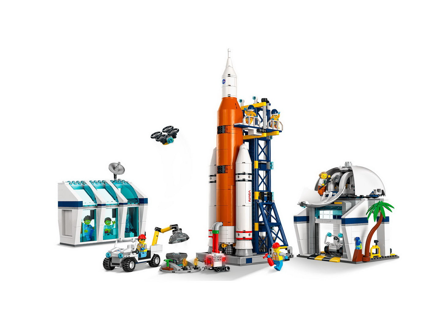 Lego city centrul de lansare al rachetelor 60351