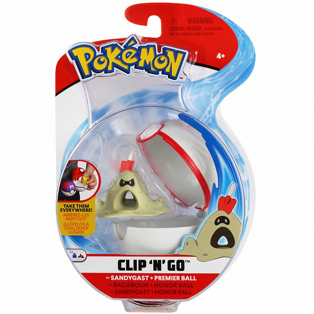 Pokemon figurina sandygast in bila rapida