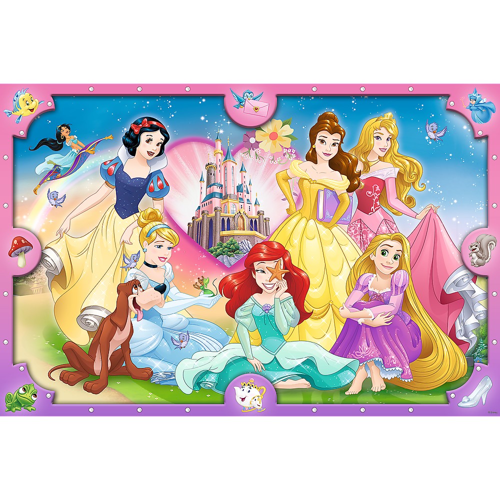 Puzzle trefl primo super shape xxl 160 disney lumea printeselor