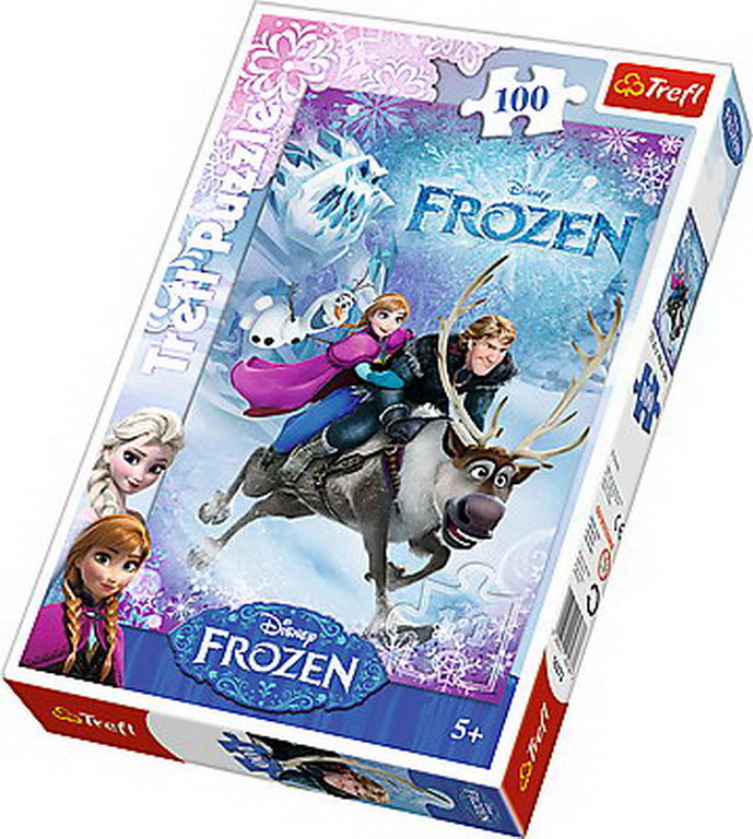 Puzzle trefl 100 salvarea anei frozen