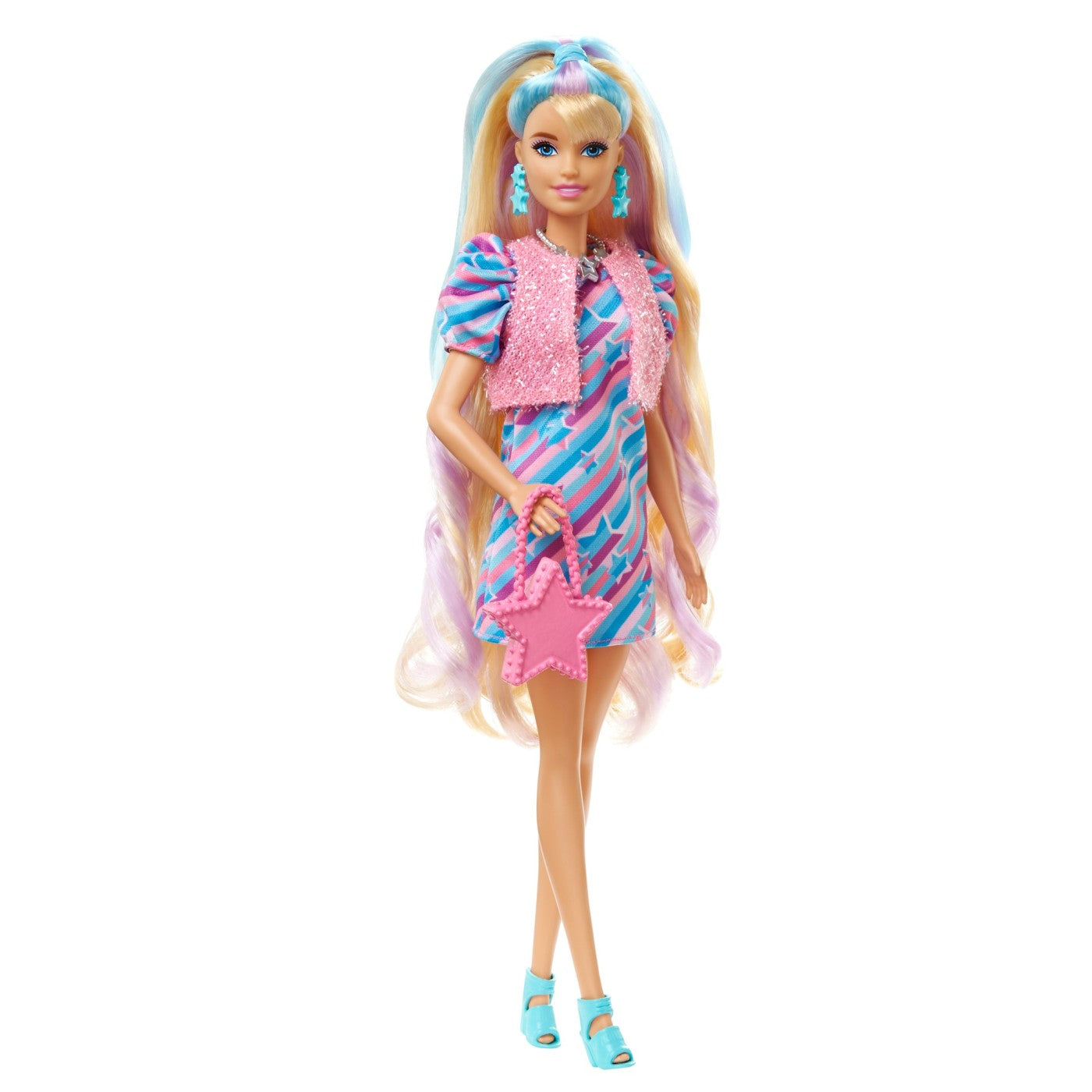 Barbie totally hair papusa barbie blonda