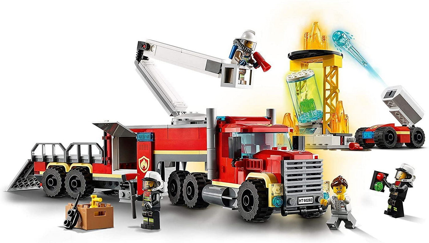 Lego city  unitatea de comanda a pompierilor 60282