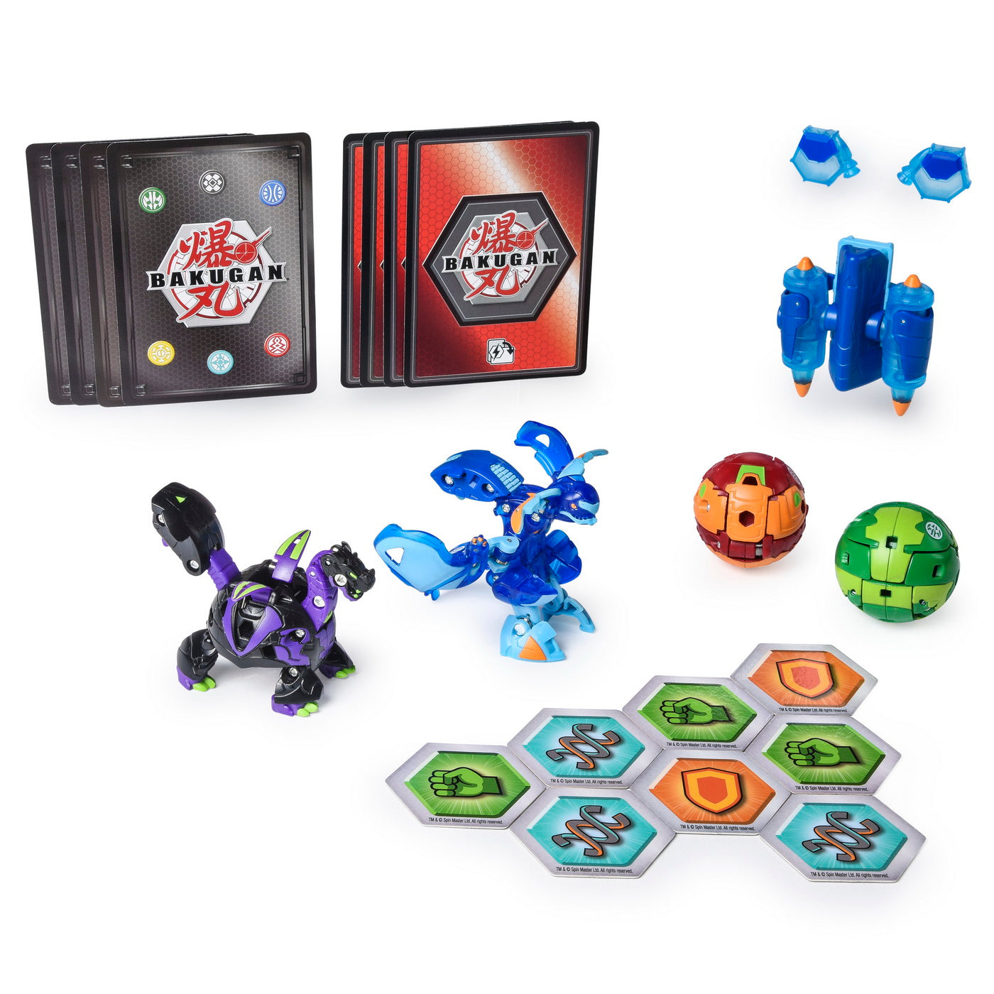 Bakugan s2 set de lupta ultra batrix si ramparian cu baku-gear