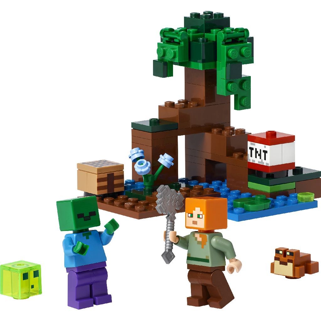 Lego minecraft aventura in mlastina 21240